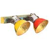 vidaXL Industriell vegglampe flerfarget 45x25 cm E27