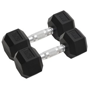 vidaXL Manualer 2 stk 8 kg totalt st&oslash;pejern