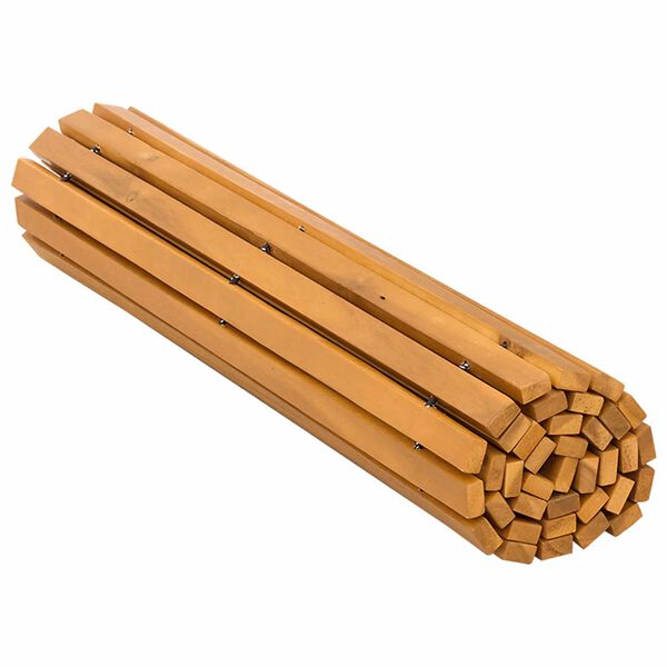 vidaXL Badematte Ensfarget Brun 100 x 60 cm tre