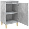 vidaXL Nattbord 2 stk betonggrå 40x35x70 cm konstruert tre