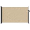 vidaXL Uttrekkbar sidemarkise beige 117x300 cm