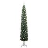 vidaXL Kunstig juletre med 300 LED gr&oslash;nn 270 cm PVC og st&aring;l og plast