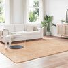 vidaXL Flossteppe med lang luv NAVARRA beige 200x290 cm polyester