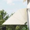 vidaXL Sammenleggbar sidemarkise for balkong krem 160x240 cm
