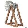 vidaXL Skrivebordslampe 25 W vintage s&oslash;lv 30x17x40 cm E27