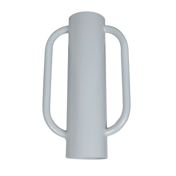 vidaXL Gjerdestolpedriver med h&aring;ndtak st&aring;l