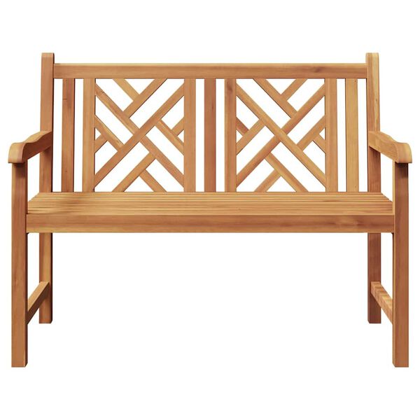 vidaXL Hagebenk Brun 114 x 60 x 90 cm Heltre teak