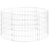 vidaXL Sirkul&aelig;r gabion stolpe galvanisert st&aring;l &Oslash;100x50 cm