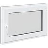 vidaXL Kj&oslash;levindu RISOR 90 x 60 cm PVC og glass Antrasitt