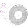 vidaXL Hagekant grå 10 m 20 cm polyetylen