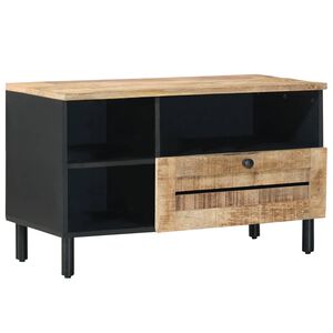 vidaXL Oppbevaringsskap Brun 80 x 33,5 x 46 cm Massiv mango tre