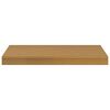 vidaXL Vegghylle Veggmontert 2 pcs Beige 50 x 23 x 4 cm Konstruert tre