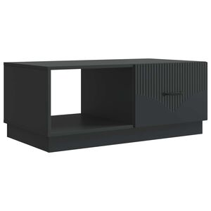 vidaXL Kaffebord Svart 90 x 50 x 37 cm Konstruert tre