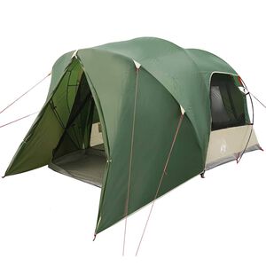 vidaXL Domenertelt for 6 personer med tak gr&oslash;nn 500 x 314 x 206 cm
