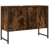 vidaXL Servantskap r&oslash;kt eik 80x33x60 cm konstruert tre