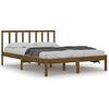 vidaXL Sengeramme honningbrun heltre furu 160x200 cm