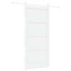 vidaXL Skyved&oslash;r ORKDAL 93 x 202 cm Konstruert tre Hvit