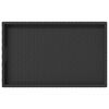 vidaXL Sammenleggbart brettbord svart 65x40x75 cm polyrotting
