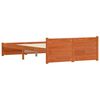 vidaXL Sengestamme Vokset Brun 205.5 x 95.5 x 51 cm Massiv furu