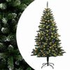 vidaXL Kunstig sammensatt juletre 150 cm 150 LED-lys Varmhvit