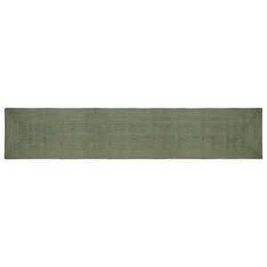 vidaXL Omr&aring;detepper Rektangul&aelig;r Olivengr&oslash;nn 60 x 400 cm Jute