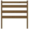 vidaXL Sengegavl honningbrun 81x4x100 cm heltre furu