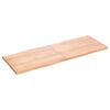 vidaXL Bordplate lysebrun 160x60x(2-4)cm behandlet heltre naturlig