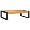 vidaXL Badehylle for Brun 80 x 50 x 23 cm Solid grovt mangotre