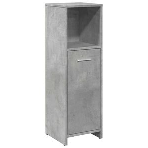vidaXL Baderomsskap betonggr&aring; 30x30x95 cm sponplate