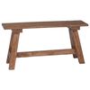 vidaXL benk Naturlig 93 x 26 x 45 cm Mahogni Tre