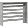 vidaXL Radiatordeksel betonggrå 104x20x82 cm konstruert tre