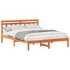 vidaXL Sengestamme Brun 160 x 200 cm Massiv furu
