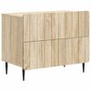 vidaXL Nattbordskap Sonoma eik 62 x 34,5 x 49,5 cm Konstruert tre
