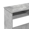 vidaXL Skrivebord betonggrå 80x40x75 cm sponplate
