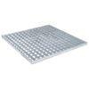 vidaXL Rist S&oslash;lv 50 x 50 x 2 cm Hot-Dip Galvanisert St&aring;l