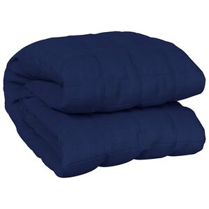 vidaXL Vektdyne bl&aring; 120x180 cm 9 kg stoff
