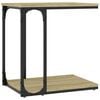 vidaXL Sidebord sonoma eik 50x35x52 cm konstruert tre