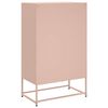 vidaXL Highboard rosa 68x39x111,5 cm st&aring;l