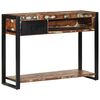 vidaXL Konsollbord flerfarget 100x35x75 cm gjenvunnet heltre