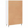 vidaXL Highboard hvit 69,5x31x115 cm konstruert tre