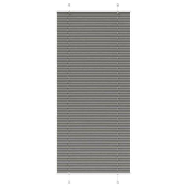 vidaXL pliss&eacute;gardin antrasitt 90x200 cm Stoff Bredde 89,4 cm Polyester
