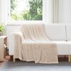 vidaXL Kastteppe Beige 150 x 200 cm Fleece