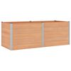 vidaXL H&oslash;ybed Brun 250 x 100 x 91 cm WPC og Aluminium