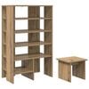 vidaXL Sko Skap 2 stk. 62 x 35 x 100 cm Konstruert tre Artisan eik
