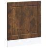 vidaXL Oppvaskmaskin panel Porto r&oslash;kt eik 60x1,5x57 cm konstruert tre