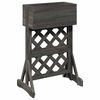 vidaXL Vertikal hageblomsttrellis Gr&aring; 48 x 30 x 70,5 cm