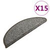 vidaXL Trappetrinnstepper 15 stk antrasitt 65x21x4 cm