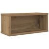 vidaXL CD-oppbevaringsstativ Artisan eik 40 x 17 x 17 cm