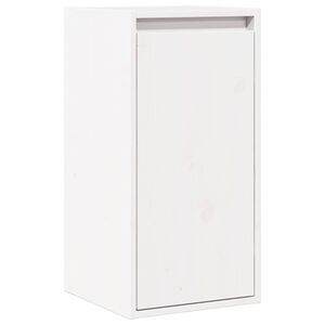 vidaXL Veggskap hvit 30x30x60 cm heltre furu