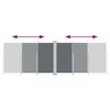 vidaXL Uttrekkbar sidemarkise 200x600 cm antrasitt